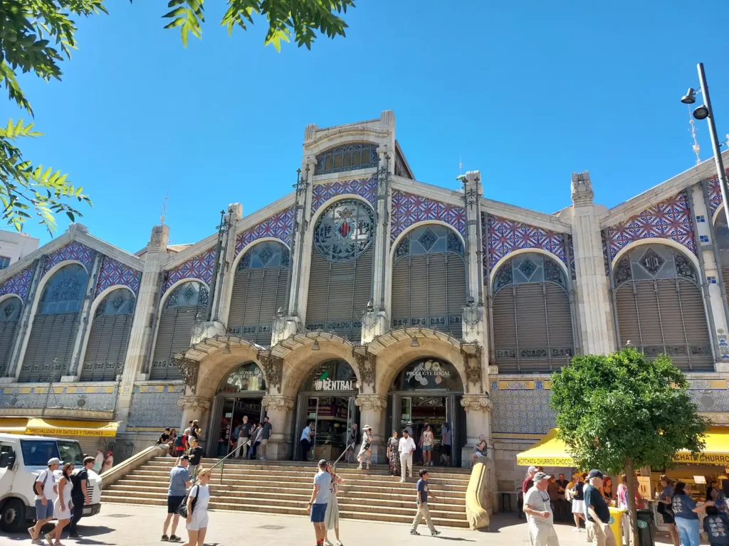 Fachada del Mercado Central de Valencia